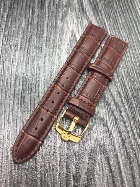 omega watch leather|authentic leather omega watch strap.